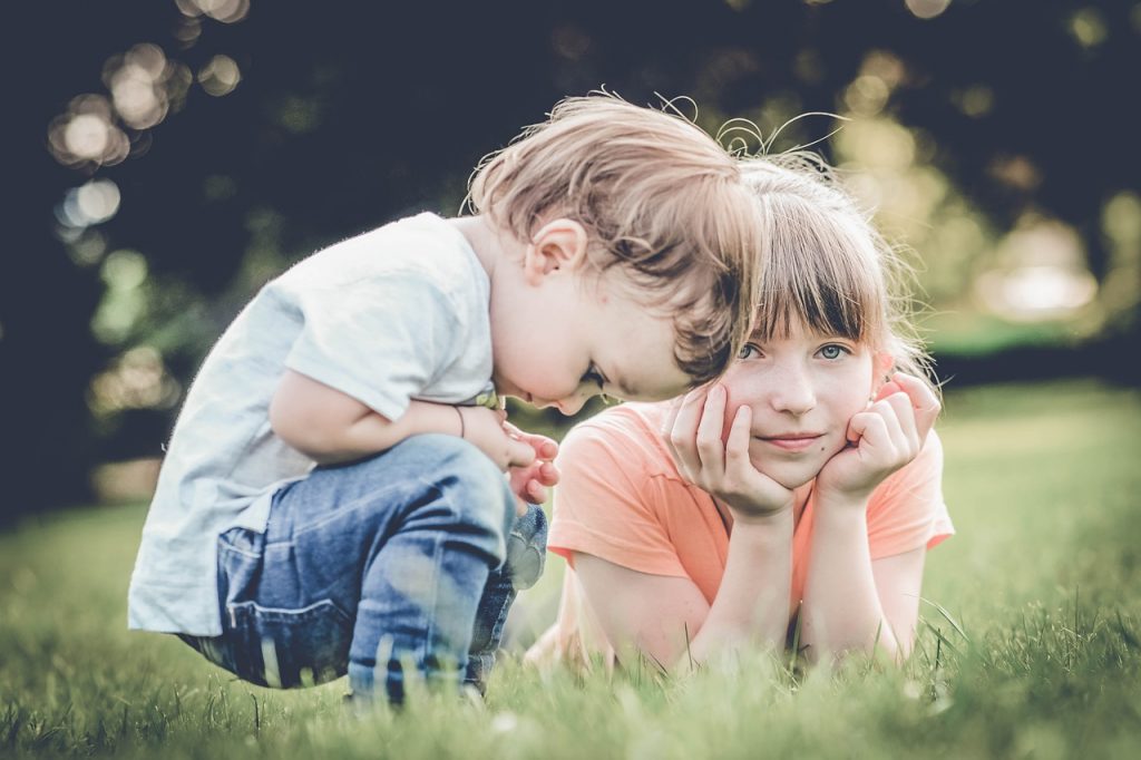 Children Siblings Meadow Grass  - IamFOSNA / Pixabay